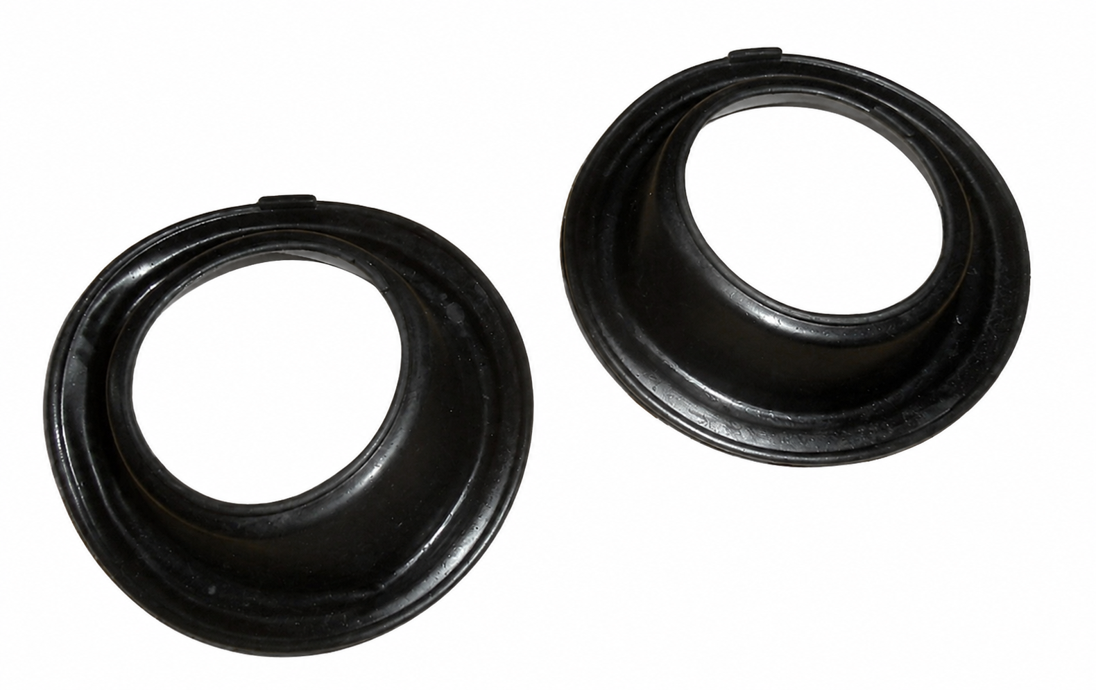 A pair of Zenith-Stromberg rubber air-valve diaphragms